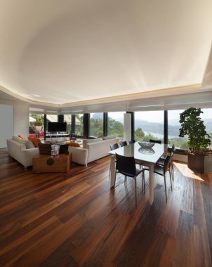 Salon bir lüks daire