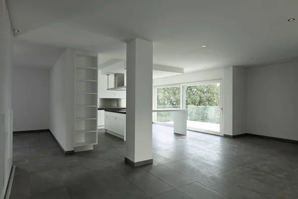 Ny modern lägenhet inredning — Stockfoto