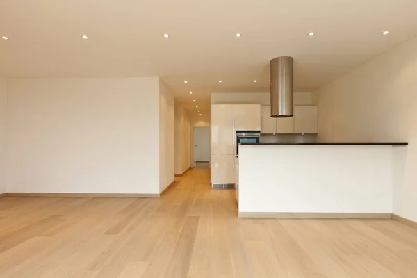 Ny modern lägenhet inredning — Stockfoto