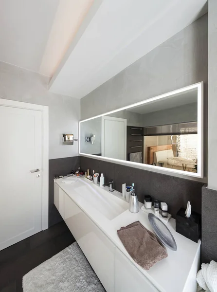 Interno, bagno confortevole — Foto Stock