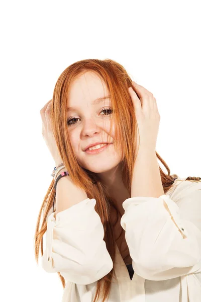 Retrato de menina bonito — Fotografia de Stock