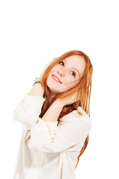 Retrato de menina bonito — Fotografia de Stock