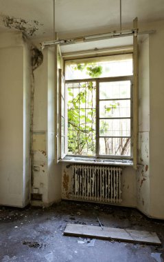 terk edilmiş evde, mimari