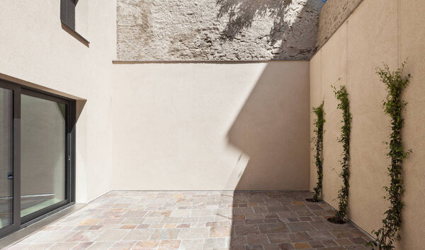 архитектура, веранда современного дома
