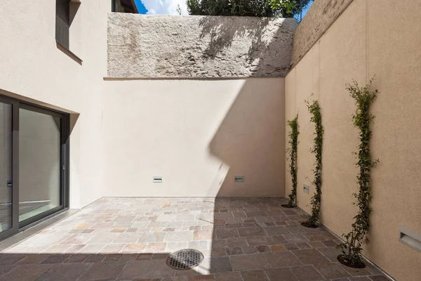 Arquitectura, veranda de casa moderna — Foto de Stock