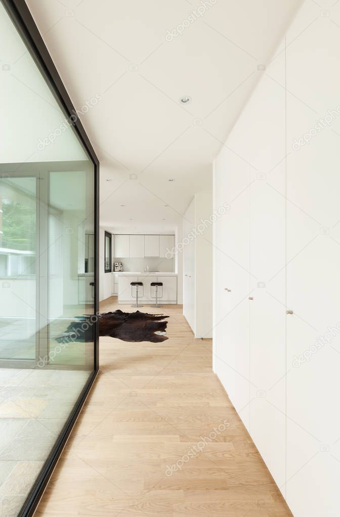 architecture, interior of modern house