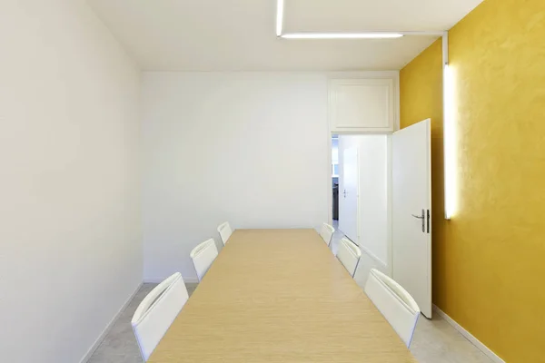 Escritório Moderno Design Interiores Sala Reuniões — Fotografia de Stock