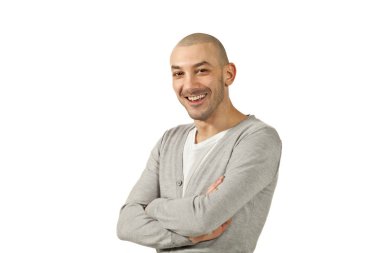Studio genç bir adam portresi