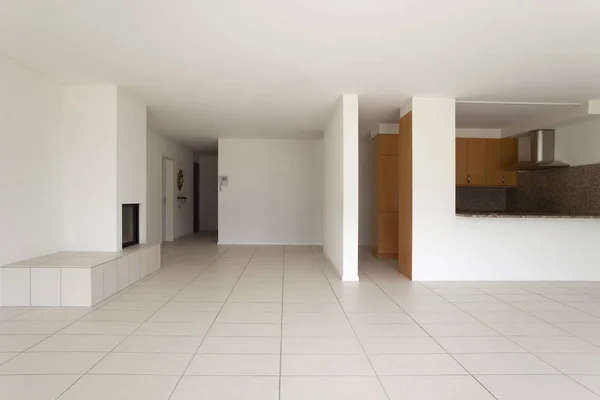 Arquitetura moderna, novo apartamento vazio — Fotografia de Stock