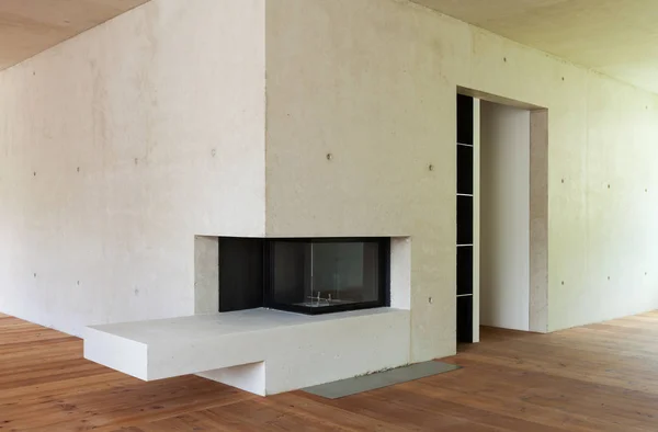 Nieuw appartement, interieur met betonnen muren — Stockfoto