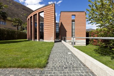 Açık mimari, modern ev