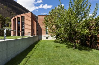 Açık mimari, modern ev