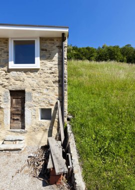 Açık mimari, rustik evi