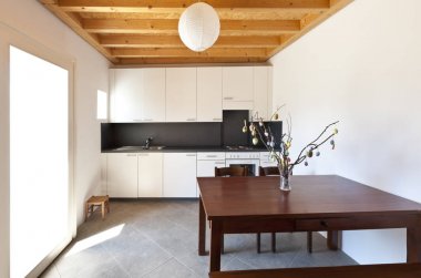 kapalı mimarisi, rustik evi