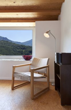 kapalı mimarisi, rustik evi