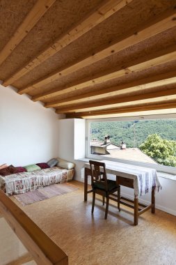 kapalı mimarisi, rustik evi