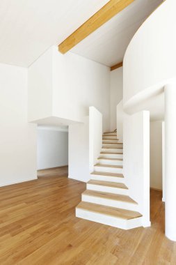 İç modern ev, büyük açık alan