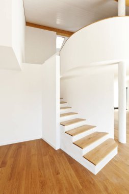 İç modern ev, büyük açık alan