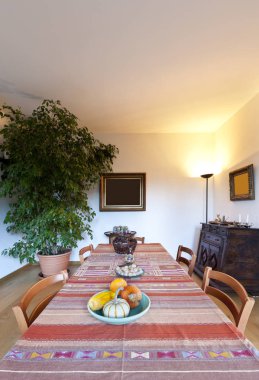 güzel bir daire, iç mekan, oturma odası