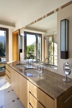 iç mekan, güzel bir daire, banyo