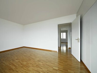 Windows ile boş Modern Oda