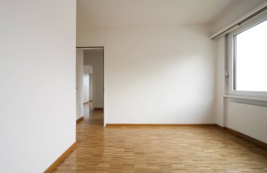 Windows ile boş Modern Oda