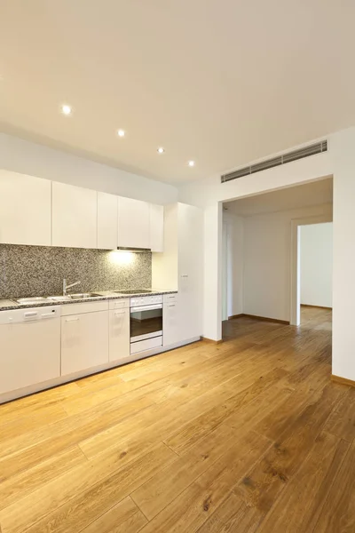 Appartamento moderno, arredamento, cucina — Foto Stock
