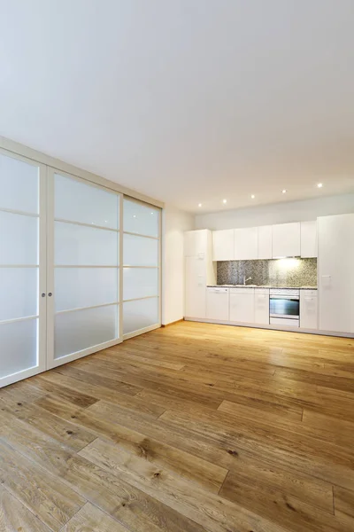 Appartamento moderno, arredamento, cucina — Foto Stock