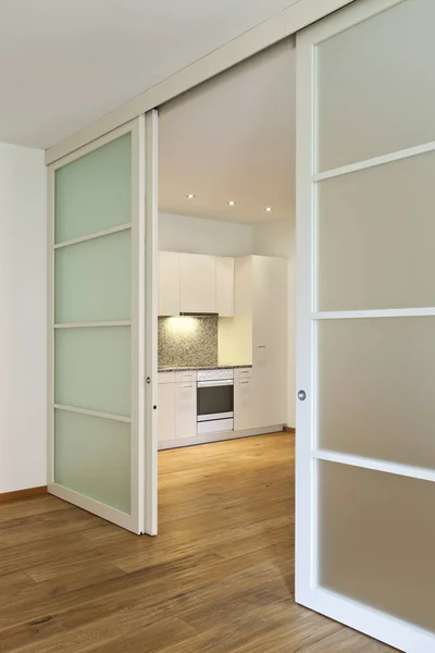 Modern appartement, interieur, keuken — Stockfoto