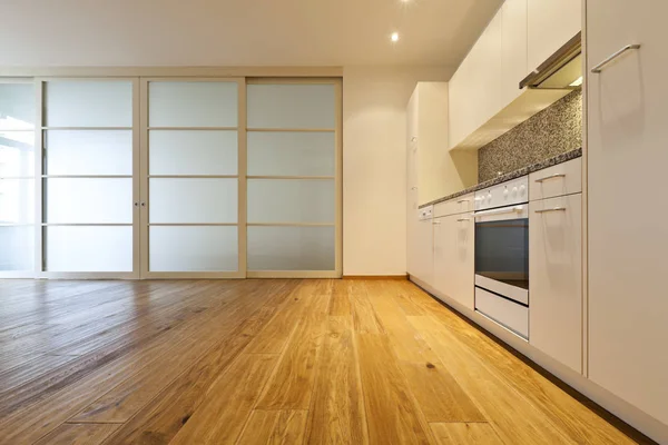 Modern appartement, interieur, keuken — Stockfoto