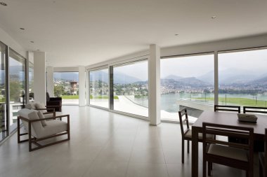 modern iç, modern uzay