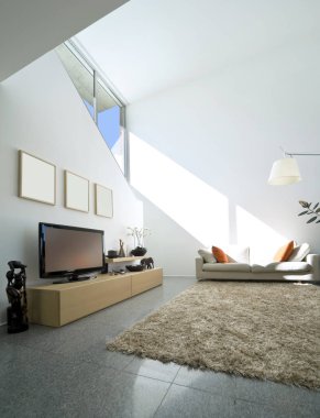 Lüks villa iç, oturma odası