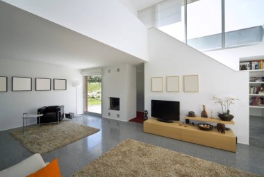 Lüks villa iç, oturma odası