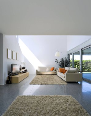 Lüks villa iç, oturma odası