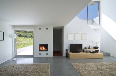 Lüks villa iç, oturma odası