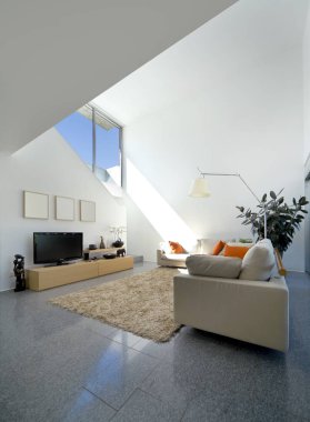 Lüks villa iç, oturma odası