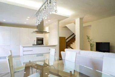 modern mimarisi, yeni mobilyalı daire
