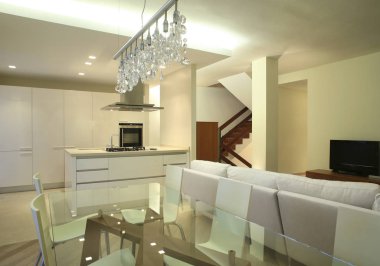 modern mimarisi, yeni mobilyalı daire