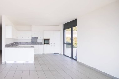 modern daire iç mutfak