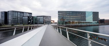 Bryggebroen Kopenhag'da, görünümden kimse