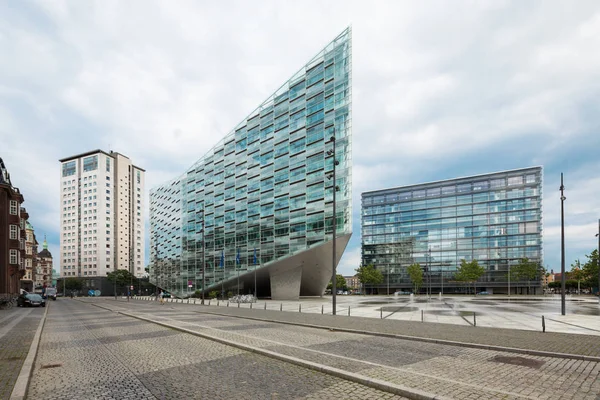 Edifícios na praça em Copenhague — Fotografia de Stock