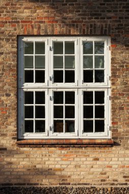 Ayrıntı Windows eski Copenaghen içinde evler