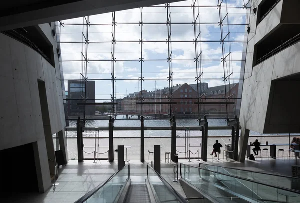 Det Kongelige Bibliotek in Copenhagen, interiors — Stock fotografie