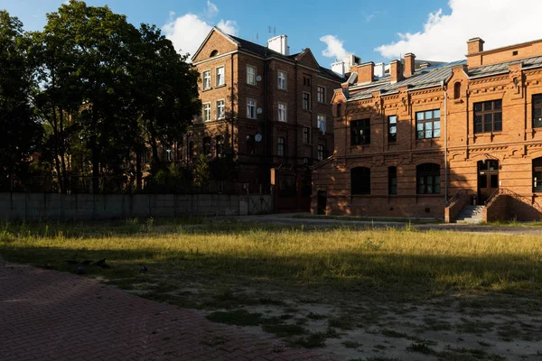 Nineteenth-century red brick architecture — Stock Photo, Image