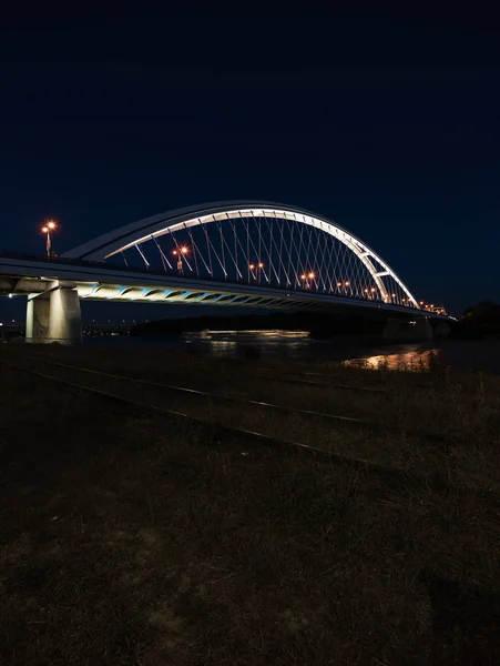 Ponte Apollo à noite — Fotografia de Stock