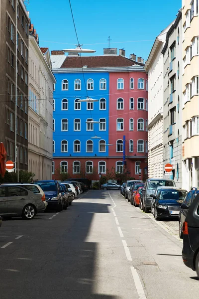 Casas coloridas do século XIX — Fotografia de Stock