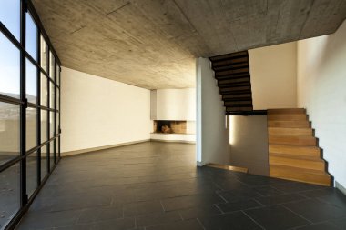 Yeni modern ev iç sağlanmayan