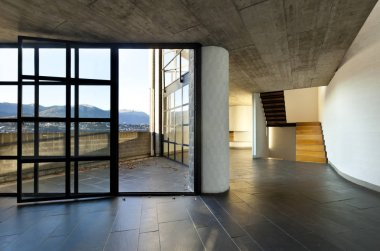 Yeni modern ev iç sağlanmayan