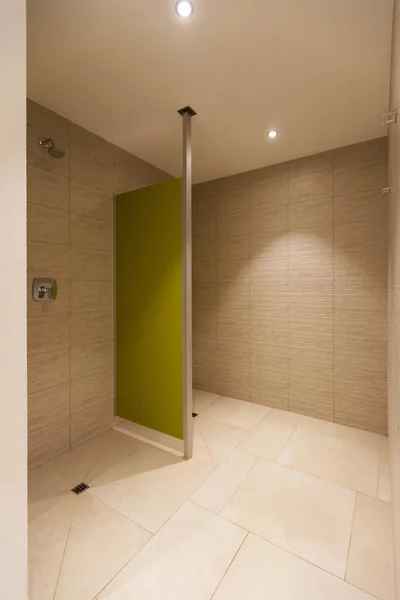 Spa shower at a private residence — Stockfoto