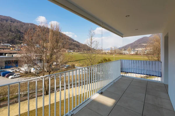 View from the balcony of an apartment — Stock Photo, Image